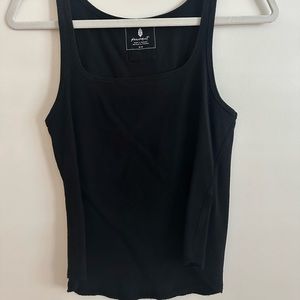 Free people movement basic black tee